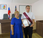 Чествование медалистов.