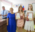 Чествование медалистов.
