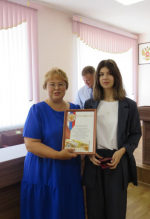 Чествование медалистов.
