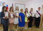 Чествование медалистов.