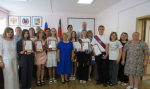 Чествование медалистов.