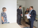 20 августа министр здравоохранения Алтайского края Д.В.Попов  побывал с рабочим визитом в Солтонском районе..