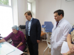 20 августа министр здравоохранения Алтайского края Д.В.Попов  побывал с рабочим визитом в Солтонском районе..
